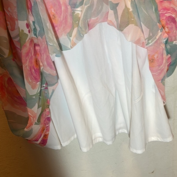 Modcloth Prim With Pizzazz Chiffon Midi Dress Size Medium - Picture 9 of 9